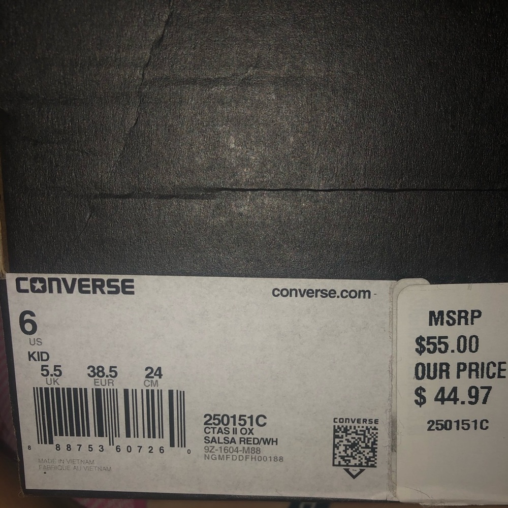 Red Converse All Star - Picture 7 of 7